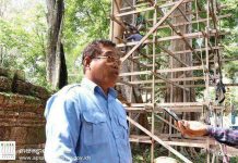 កាប់ដើមស្ពង់ងាប់នៅប្រាសាទតាព្រហ្ម ដើម្បីបញ្ជៀសហានិភ័យប្រាសាទ និងភ្ញៀវទេសចរណ៍