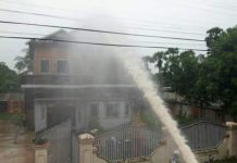 អគ្គីភ័យឆេះផ្ទះមួយខ្នង នៅភូមិស្ពានពោធិ៍ ឃុំសេដ្ឋី ស្រុកសាមគ្គីមានជ័យ