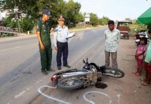 គ្រោះថ្នាក់ចរាចរណ៍រវាងម៉ូតូនឹងម៉ូតូស្លាប់ម្នាក់របួស២នាក់