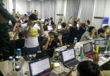 នគរបាលចាប់ជនជាតិចិន225នាក់ជាប់ចោទពីបទជំរិតទាប្រាក់តាមInternet