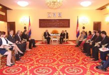 សម្តេចវិបុលសេនាភក្តី សាយ ឈុំ ទទួលជួបសវនាការជាមួយ អនុប្រធានព្រឹទ្ធសភានៃសាធារណរដ្ឋឆែក