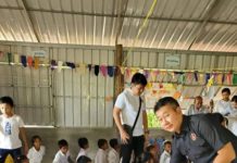 ចលនាយុវជនកម្ពុជា ក្រុម១៥៧ សាខាខេត្តតាកែវយកសម្ភារៈសិក្សា និងថវិកាមួយចំនួនផ្ដល់ជូនសិស្សនៅសាលាមត្តេយ្យសិក្សាផ្សព្វផ្សាយ